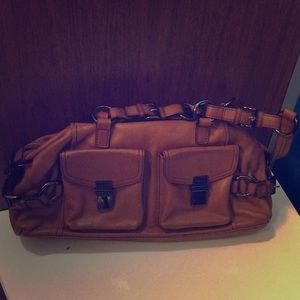 Adrienne vittadini brown leather bag